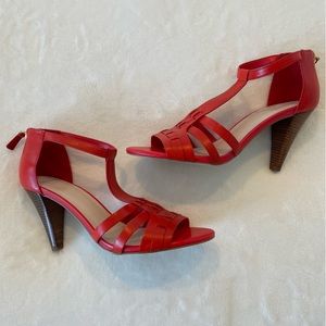 Cole Haan Tomato Red Sandals EUC